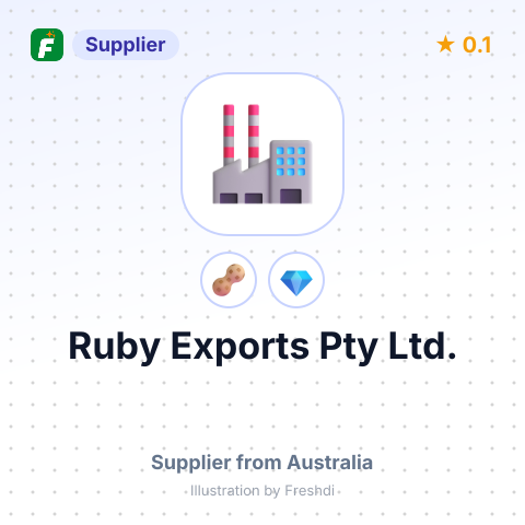 Ruby Exports Pty Ltd.  – summary card, no photo uploaded yet