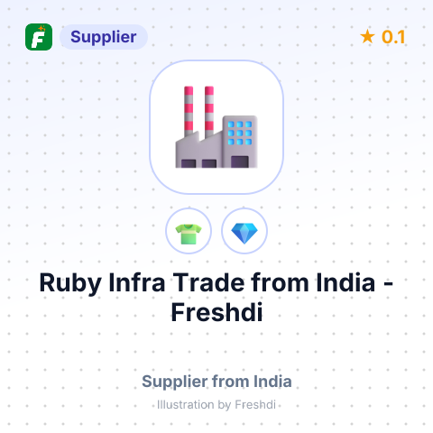 Ruby Infra Trade  – summary card, no photo uploaded yet