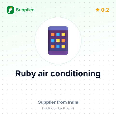 Ruby air conditioning – summary card, no photo uploaded yet