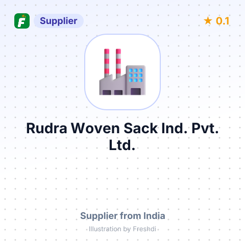 Rudra Woven Sack Ind. Pvt. Ltd.  – summary card, no photo uploaded yet