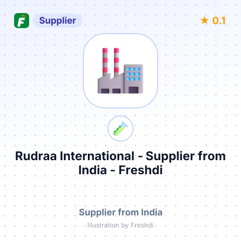 Rudraa International  – summary card, no photo uploaded yet