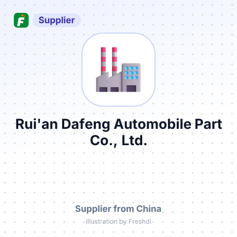 Rui'an Dafeng Automobile Part Co., Ltd. – summary card, no photo uploaded yet