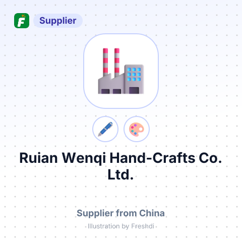 Ruian Wenqi Hand-Crafts Co.,Ltd. – summary card, no photo uploaded yet