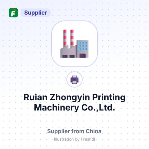 Ruian Zhongyin Printing Machinery Co.,Ltd. – summary card, no photo uploaded yet