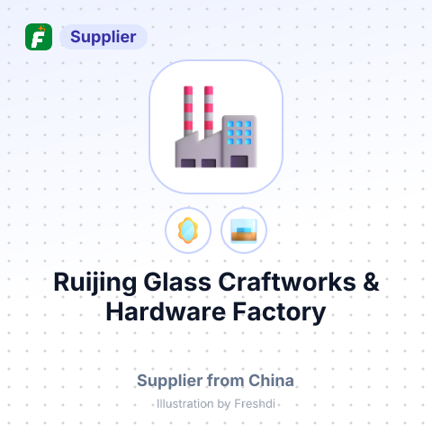 Ruijing Glass Craftworks & Hardware Factory – summary card, no photo uploaded yet