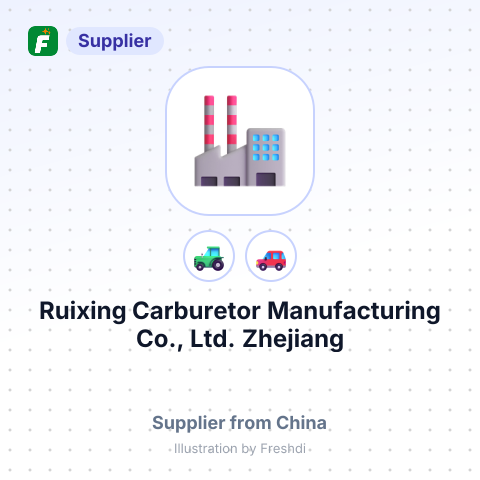 Ruixing Carburetor Manufacturing Co., Ltd. Zhejiang – summary card, no photo uploaded yet