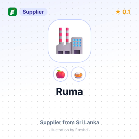 Ruma  – summary card, no photo uploaded yet