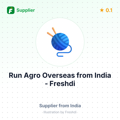 Run Agro Overseas  – summary card, no photo uploaded yet