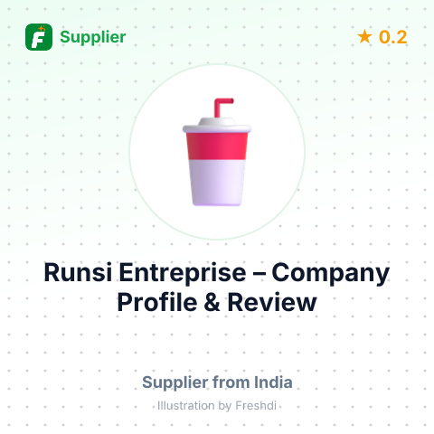 Runsi Entreprise – summary card, no photo uploaded yet