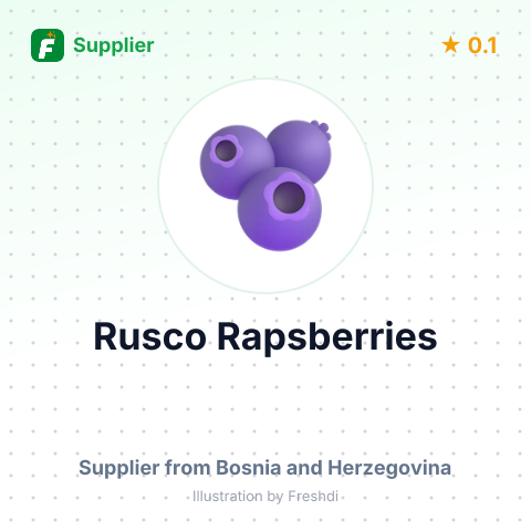 Rusco Rapsberries  – summary card, no photo uploaded yet