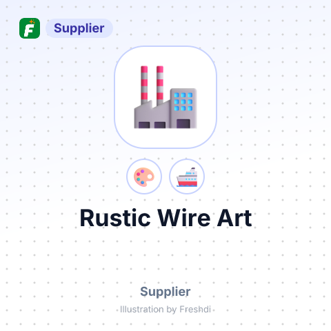 Rustic Wire Art – summary card, no photo uploaded yet