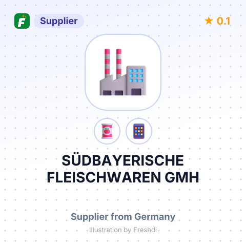 SÜDBAYERISCHE FLEISCHWAREN GMH – summary card, no photo uploaded yet
