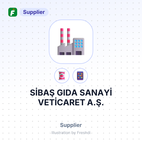 SİBAŞ GIDA SANAYİ VETİCARET A.Ş. – summary card, no photo uploaded yet