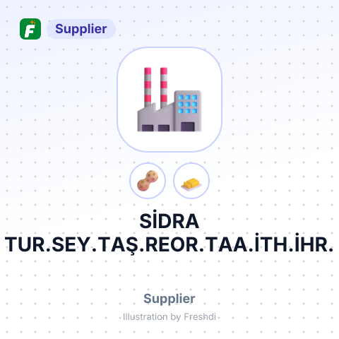 SİDRA TUR.SEY.TAŞ.REOR.TAA.İTH.İHR. – summary card, no photo uploaded yet