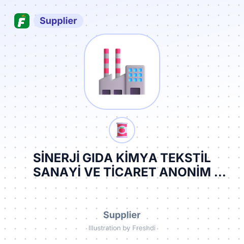 SİNERJİ GIDA KİMYA TEKSTİL SANAYİ VE TİCARET ANONİM ŞİRKETİ. – summary card, no photo uploaded yet