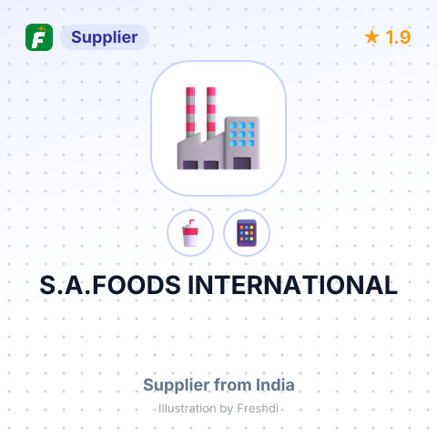 S.A.FOODS INTERNATIONAL – summary card, no photo uploaded yet