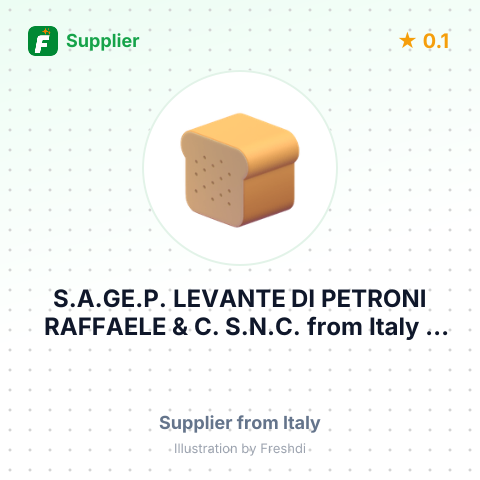 S.A.GE.P. LEVANTE DI PETRONI RAFFAELE & C. S.N.C. – summary card, no photo uploaded yet