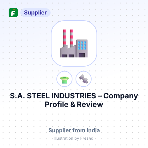 S.A. STEEL INDUSTRIES – summary card, no photo uploaded yet