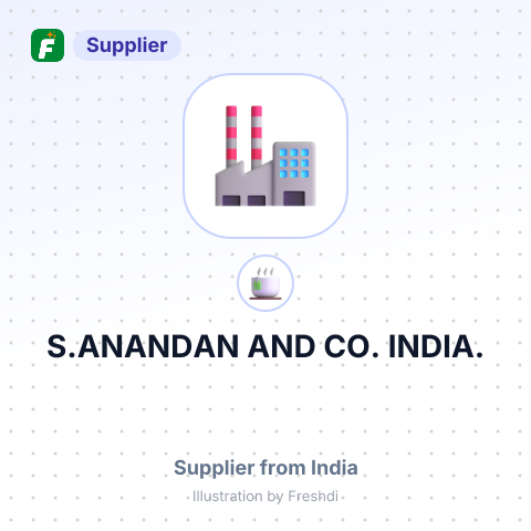 S.ANANDAN AND CO. INDIA. – summary card, no photo uploaded yet