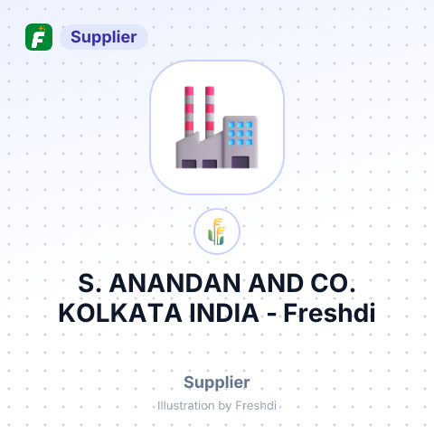 S. ANANDAN AND CO. KOLKATA INDIA – summary card, no photo uploaded yet