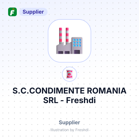 S.C.CONDIMENTE ROMANIA SRL – summary card, no photo uploaded yet