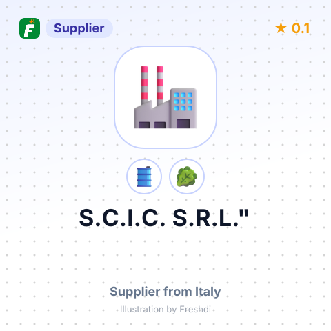 S.C.I.C. S.R.L." – summary card, no photo uploaded yet