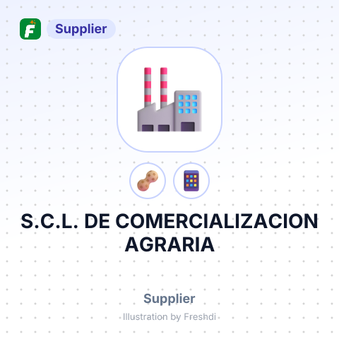 S.C.L. DE COMERCIALIZACION AGRARIA – summary card, no photo uploaded yet