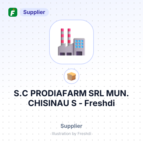 S.C PRODIAFARM SRL MUN. CHISINAU S – summary card, no photo uploaded yet