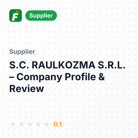 S.C. RAULKOZMA S.R.L. – summary card, no photo uploaded yet