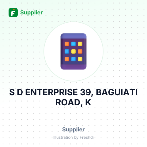 S D ENTERPRISE 39, BAGUIATI ROAD, K – summary card, no photo uploaded yet
