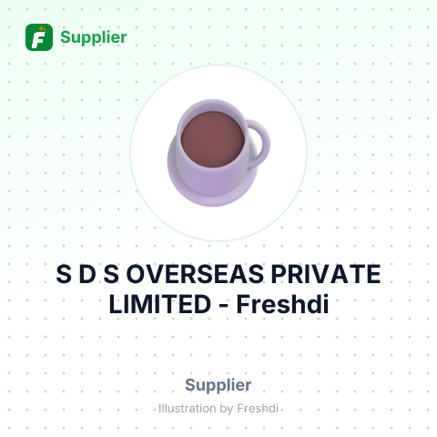 S D S OVERSEAS PRIVATE LIMITED – summary card, no photo uploaded yet