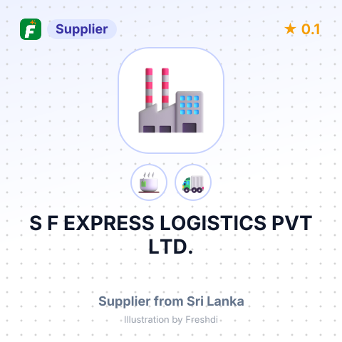 S F EXPRESS LOGISTICS PVT LTD. – summary card, no photo uploaded yet