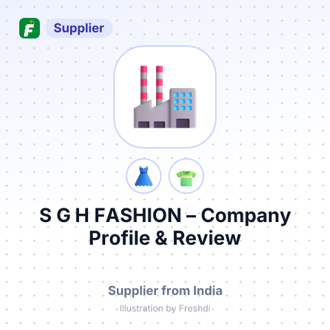 S G H FASHION – summary card, no photo uploaded yet