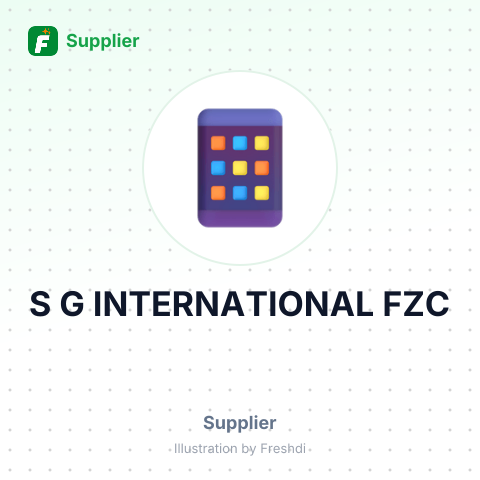 S G INTERNATIONAL FZC – summary card, no photo uploaded yet