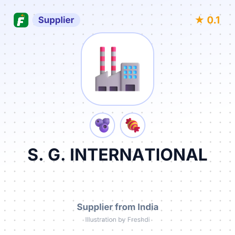 S. G. INTERNATIONAL – summary card, no photo uploaded yet