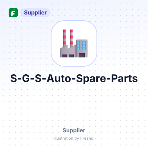 S.G.S.Auto Spare Parts  – summary card, no photo uploaded yet