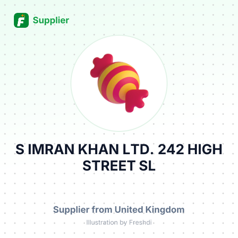 S IMRAN KHAN LTD. 242 HIGH STREET SL – summary card, no photo uploaded yet