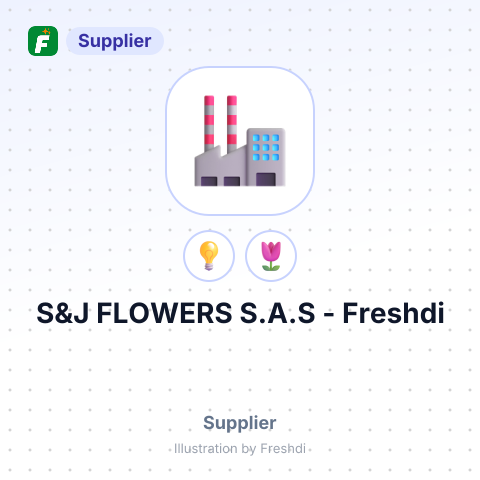 S&J FLOWERS S.A.S – summary card, no photo uploaded yet
