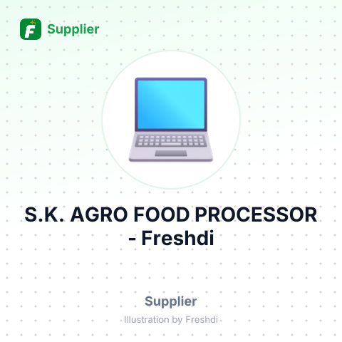 S.K. AGRO FOOD PROCESSOR – summary card, no photo uploaded yet