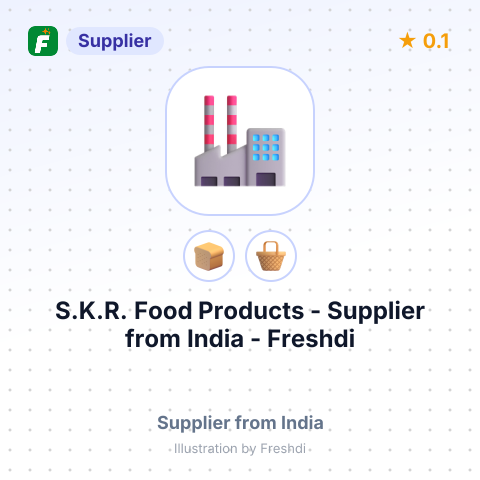S.K.R. Food Products  – summary card, no photo uploaded yet