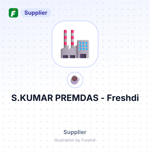 S.KUMAR PREMDAS – summary card, no photo uploaded yet