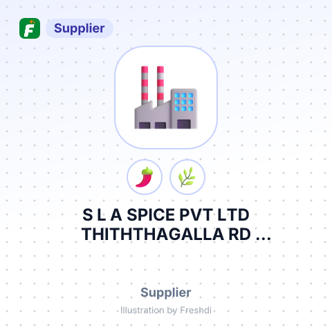 S L A SPICE PVT LTD THITHTHAGALLA RD THITHTHAGALLA AHANGAMA GALLE ONLY TL – summary card, no photo uploaded yet