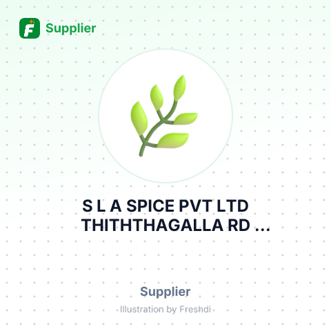 S L A SPICE PVT LTD THITHTHAGALLA RD THITHTHAGALLA AHANGAMA GALLE – summary card, no photo uploaded yet
