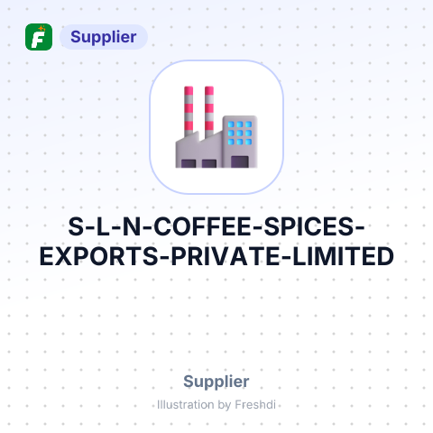 S L N COFFEE SPICES EXPORTS PRIVATE LIMITED – summary card, no photo uploaded yet