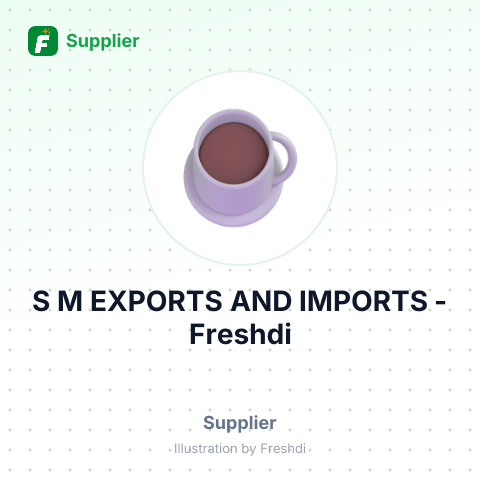 S M EXPORTS AND IMPORTS – summary card, no photo uploaded yet