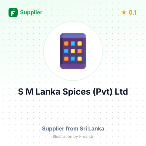 S M Lanka Spices (Pvt) Ltd  – summary card, no photo uploaded yet