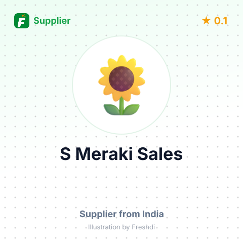 S Meraki Sales  – summary card, no photo uploaded yet
