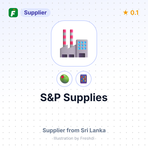 S&P Supplies  – summary card, no photo uploaded yet