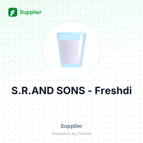S.R.AND SONS – summary card, no photo uploaded yet