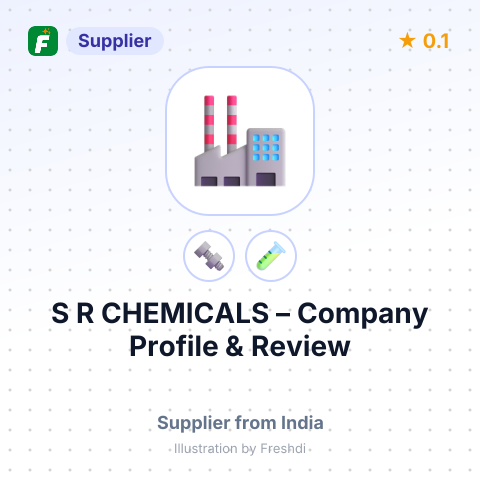 S R CHEMICALS – summary card, no photo uploaded yet